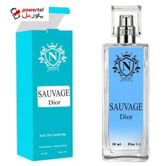 ادو پرفیوم مردانه نیفتی مدل ساواج دیور حجم 30 میلی لیتر ادو پرفیوم مردانه نیفتی مدل ساواج دیور حجم 30 میلی لیتر