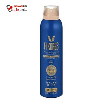 اسپری خوشبو کننده بدن مردانه فیکورس مدل Versace Dylan Blue حجم 200 میلی لیتر اسپری خوشبو کننده بدن مردانه فیکورس مدل Versace Dylan Blue حجم 200 میلی لیتر