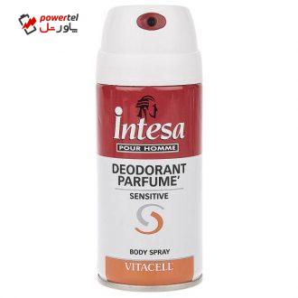 اسپری مردانه اینتسا مدل Pour Homme Vitacell حجم 150 میلی لیتر