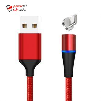 کابل تبدیل مغناطیسی USB به USB-C ولتا مدل R500 طول 1 متر کابل تبدیل مغناطیسی USB به USB-C ولتا مدل R500 طول 1 متر