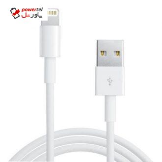 کابل تبدیل USB به لایتنینگ مدل FOV74KE طول 1متر کابل تبدیل USB به لایتنینگ مدل FOV74KE طول 1متر