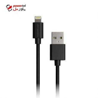 کابل تبدیل USB به لایتنینگ پاورولوجی مدل P3BLBK طول 3 متر کابل تبدیل USB به لایتنینگ پاورولوجی مدل P3BLBK طول 3 متر
