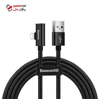 کابل تبدیل USB به Lightning/AUX باسئوس مدل Entertaining Audio Data طول 1 متر کابل تبدیل USB به Lightning/AUX باسئوس مدل Entertaining Audio Data طول 1 متر