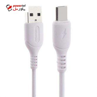 کابل تبدیل USB به USB-C ترانیو مدل X1 طول 1 متر کابل تبدیل USB به USB-C ترانیو مدل X1 طول 1 متر