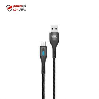 کابل تبدیل USB به microUSB ارلدام مدل EC-099M طول 1متر