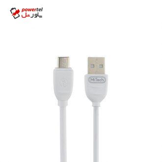 کابل تبدیل USB به microUSB میتک مدل CK-111 طول 1 متر