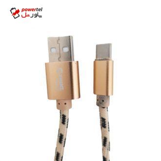 کابل تبدیل USB بهUSB-C ایکس هانز مدل hl300 طول 3متر کابل تبدیل USB بهUSB-C ایکس هانز مدل hl300 طول 3متر
