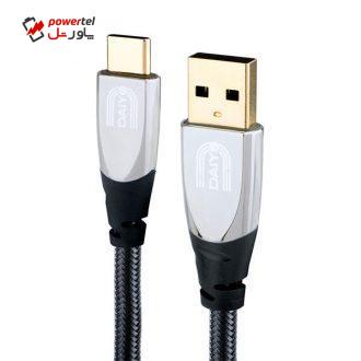 کابل تبدیل USB2.0 به TYPE-C دایو مدل CP2312  طول 2 متر