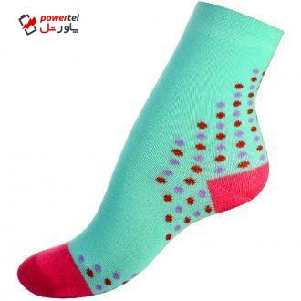 جوراب دخترانه دیزر طرح توپ توپی کد fiory1370-Bg-Pk