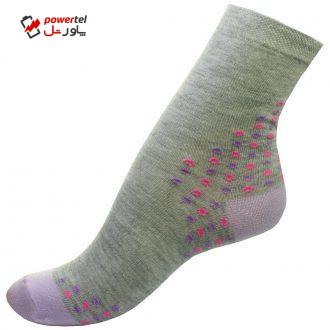 جوراب دخترانه دیزر طرح توپ توپی کد fiory1370-Gy-V
