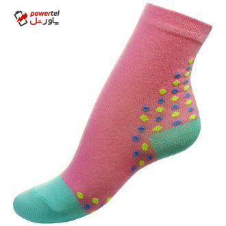 جوراب دخترانه دیزر طرح توپ توپی کد fiory1370-PK-Bg