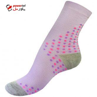 جوراب دخترانه دیزر طرح توپ توپی کد fiory1370-V-Gy جوراب دخترانه دیزر طرح توپ توپی کد fiory1370-V-Gy