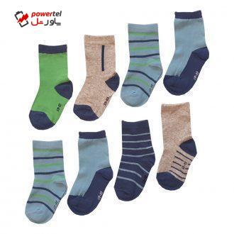 جوراب پسرانه کونیبو مدل Kau010 مجموعه 8 عددی جوراب پسرانه کونیبو مدل Kau010 مجموعه 8 عددی