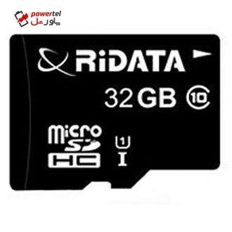 کارت حافظه MicroSDHC ری دیتا کلاس 10 استاندارد UHS-I U1 سرعت 50MBps ظرفیت 32 گیگابایت کارت حافظه MicroSDHC ری دیتا کلاس 10 استاندارد UHS-I U1 سرعت 50MBps ظرفیت 32 گیگابایت
