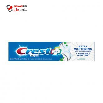 خمیر دندان کرست مدل Extra Whitening وزن 153 گرم