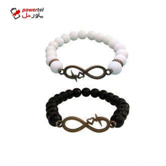 دستبند طرح بی نهایت کد AL_BKHRD مجموعه 2 عددی دستبند طرح بی نهایت کد AL_BKHRD مجموعه 2 عددی