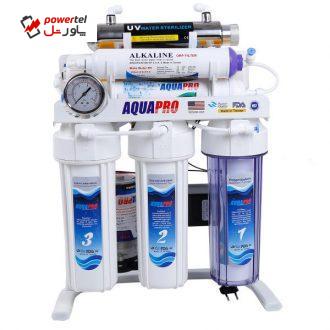 دستگاه تصفیه کننده آب خانگی آکوا پرو مدل RO8_UV_ORP_S دستگاه تصفیه کننده آب خانگی آکوا پرو مدل RO8_UV_ORP_S