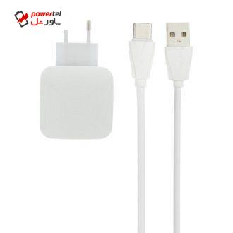 شارژر دیواری الدینیو مدل A3310Q به همراه کابل تبدیل USB-C شارژر دیواری الدینیو مدل A3310Q به همراه کابل تبدیل USB-C