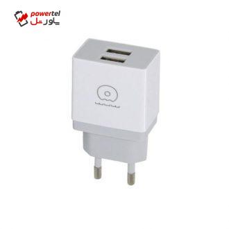 شارژر دیواری دبلیو یو دبلیو مدل C118 بسته ۲ عددی شارژر دیواری دبلیو یو دبلیو مدل C118 بسته ۲ عددی