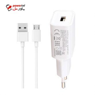 شارژر دیواری شیائومی مدل MDY-08-EL به همراه کابل تبدیل microUSB شارژر دیواری شیائومی مدل MDY-08-EL به همراه کابل تبدیل microUSB