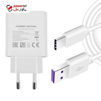 شارژر دیواری  مدل HW-050450E00 به همراه کابلUSB-C طول 1 متر