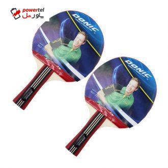 راکت پینگ پنگ دونیک مدل ovtcharov caro speed بسته 2 عددی به همراه توپ