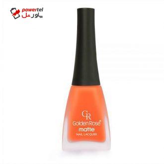 لاک گلدن رز مدل matte شماره 24