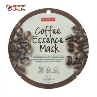 ماسک صورت پیوردرم مدل Coffee مقدار 18 گرم