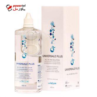 محلول شستشوی لنز شالکون مدل Universal Plus حجم 400 میلی لیتر