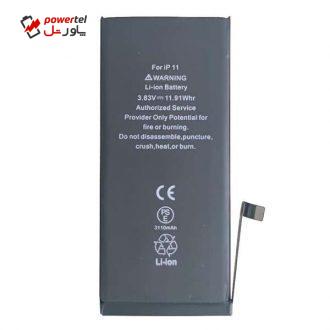 باتری موبایل مدل 00641-616 ظرفیت 3110 میلی آمپر ساعت مناسب برای گوشی موبایل اپل iPhone 11 باتری موبایل مدل 00641-616 ظرفیت 3110 میلی آمپر ساعت مناسب برای گوشی موبایل اپل iPhone 11