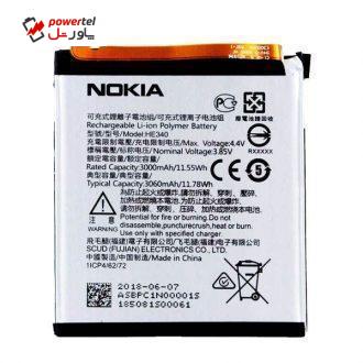 باتری موبایل مدل HE340 ظرفیت 3800 میلی آمپر ساعت مناسب برای گوشی موبایل نوکیا 7 باتری موبایل مدل HE340 ظرفیت 3800 میلی آمپر ساعت مناسب برای گوشی موبایل نوکیا 7