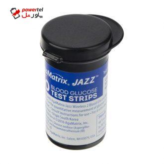 نوار تست قند خون آگاماتریکس مدل JAZZ مجموعه 24 عددی