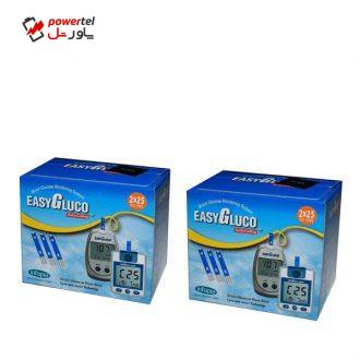 نوار تست قند خون اینفوپیا مدل EasyGluco دو بسته 50 عددی نوار تست قند خون اینفوپیا مدل EasyGluco دو بسته 50 عددی