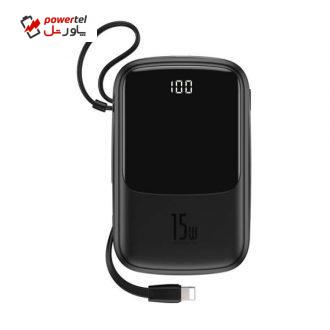 شارژر همراه باسئوس مدل PPQD_B01 ظرفیت 10000 میلی آمپر ساعت شارژر همراه باسئوس مدل PPQD_B01 ظرفیت 10000 میلی آمپر ساعت