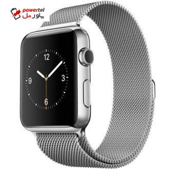 ساعت هوشمند اپل واچ مدل 42mm Stainless Steel Case with Milanese Loop ساعت هوشمند اپل واچ مدل 42mm Stainless Steel Case with Milanese Loop