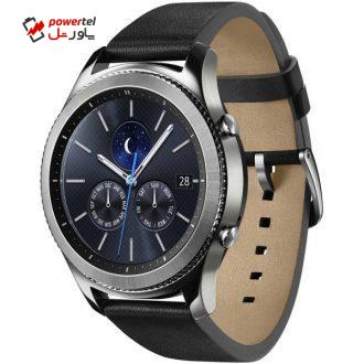 ساعت هوشمند سامسونگ مدل Gear S3 Classic SM-R770 Black Leather ساعت هوشمند سامسونگ مدل Gear S3 Classic SM-R770 Black Leather