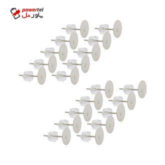 پایه گوشواره مدل 02 بسته 20 عددی پایه گوشواره مدل 02 بسته 20 عددی