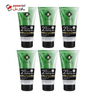 ژل مو آدرا مدل Pro-V حجم 150 میلی لیتر مجموعه 6 عددی ژل مو آدرا مدل Pro-V حجم 150 میلی لیتر مجموعه 6 عددی