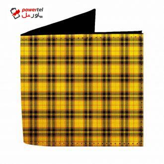 کیف پول طرح چهارخونه مدل G11