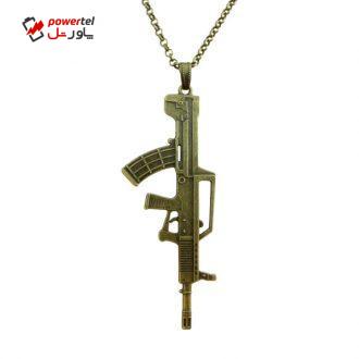 گردنبند طرح اسلحه QBZ-95 کد 060