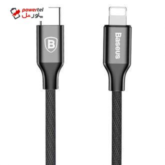 کابل تبدیل USB-C به لایتنینگ باسئوس مدل CATLYW-B01