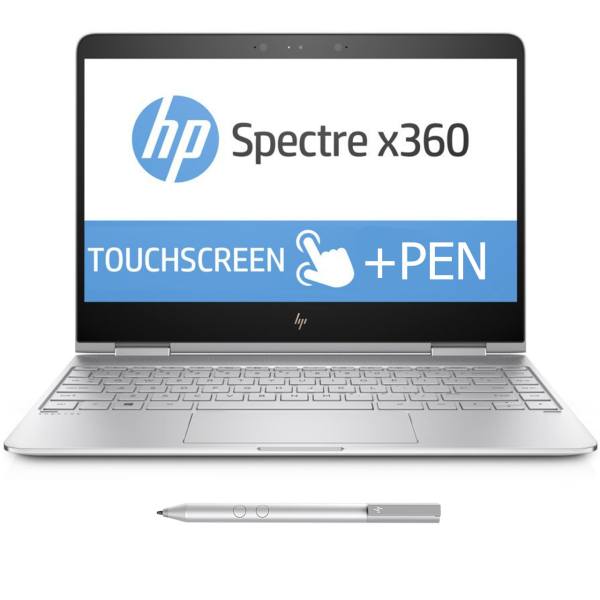 لپ تاپ 13 اینچی اچ پی مدل Spectre X360 13T-AC000S – C با قلم و کاور چرمی اورجینال