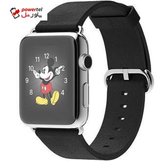 ساعت مچی هوشمند اپل واچ مدل 42mm Stainless Steel Case with Black Classic Buckle ساعت مچی هوشمند اپل واچ مدل 42mm Stainless Steel Case with Black Classic Buckle