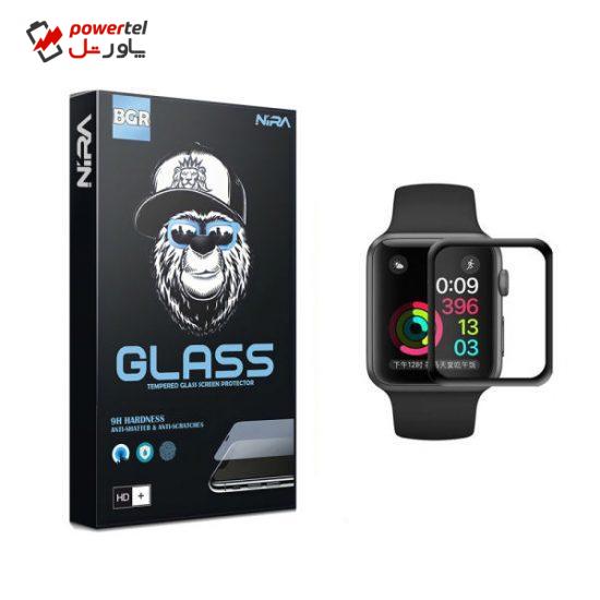 محافظ صفحه نمایش نیرا  مدل BGR مناسب برای اپل واچ 38 میلی متری