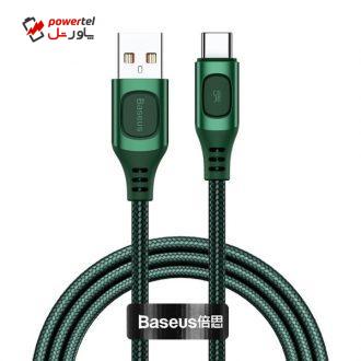 کابل USB به USB-C باسئوس مدل CATSS-A06 طول 1 متر کابل USB به USB-C باسئوس مدل CATSS-A06 طول 1 متر