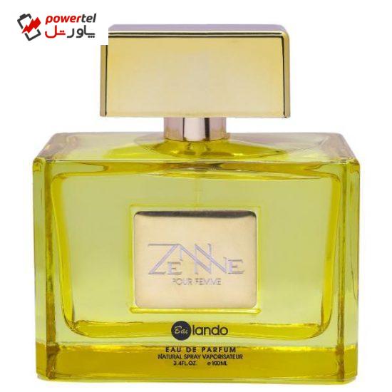 ادو پرفیوم زنانه بای لندو مدل ZENNE حجم 100 میلی لیتر