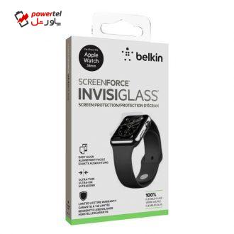 محافظ صفحه نمایش شیشه ای بلکین مدل InvisiGlass مناسب اپل واچ سایز 42 میلی متر