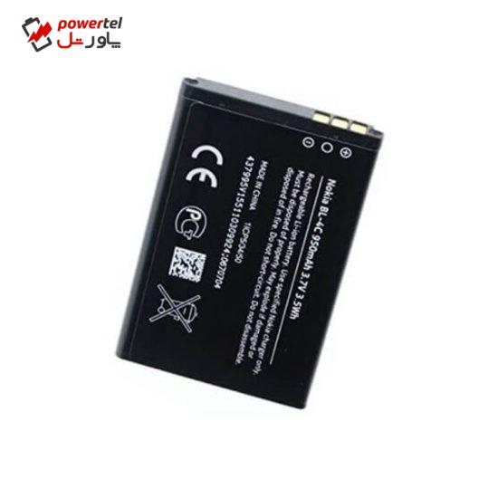 باتری موبایل مدل BL-5C ظرفیت 1020 میلی آمپر ساعت مناسب برای گوشی موبایل نوکیا 1100