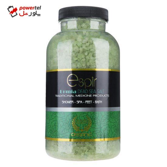 نمک حمام اسپیر دانه درشت مدل Mint salt وزن 1000 گرم