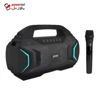 اسپیکر بلوتوثی قابل حمل جانتر مدل KARAOKE M100 به همراه میکروفون اسپیکر بلوتوثی قابل حمل جانتر مدل KARAOKE M100 به همراه میکروفون